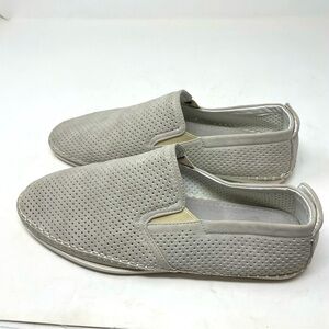 Bruno Marc Sleeker Leather Loafers – Slip-On – Gray – Size 10